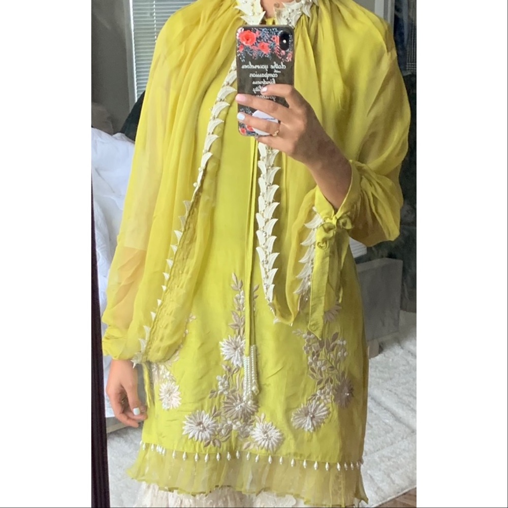 Pakistani Indian Designer Kameez Kurti LIKE NEW